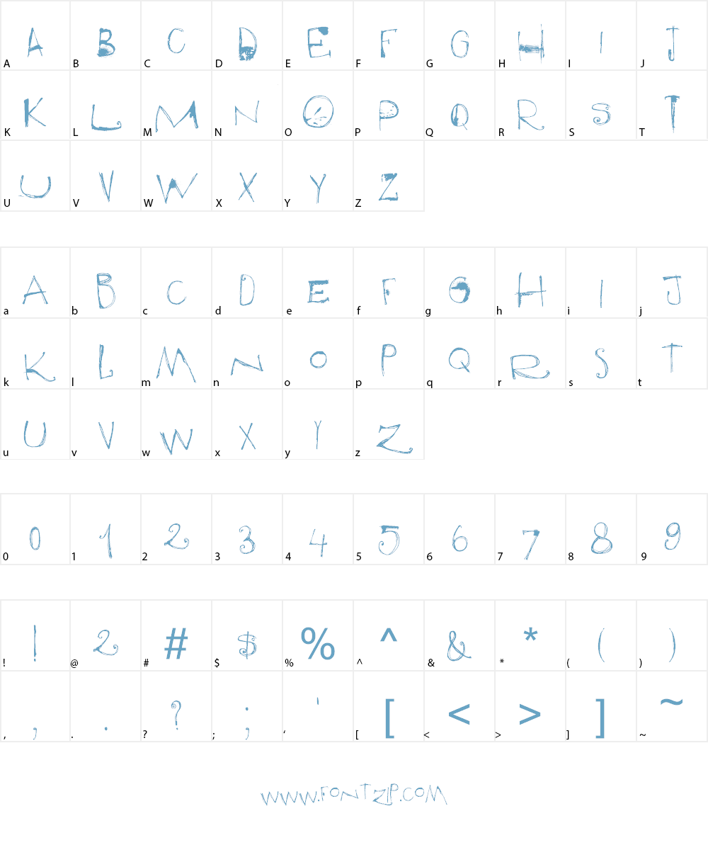 DK Qilin Font Character